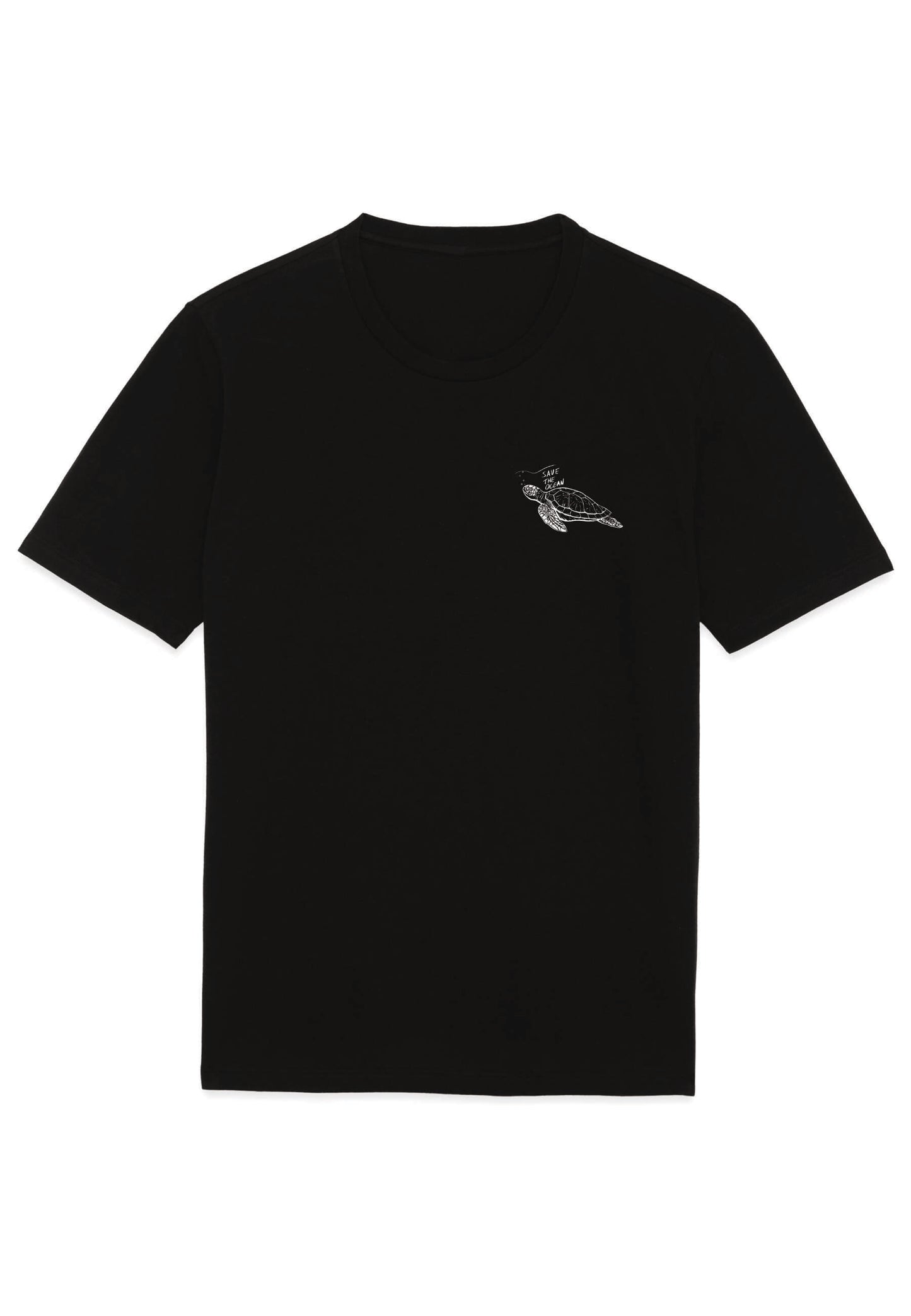 T-Shirt aus Bio-Baumwolle mit Turtle Aufdruck