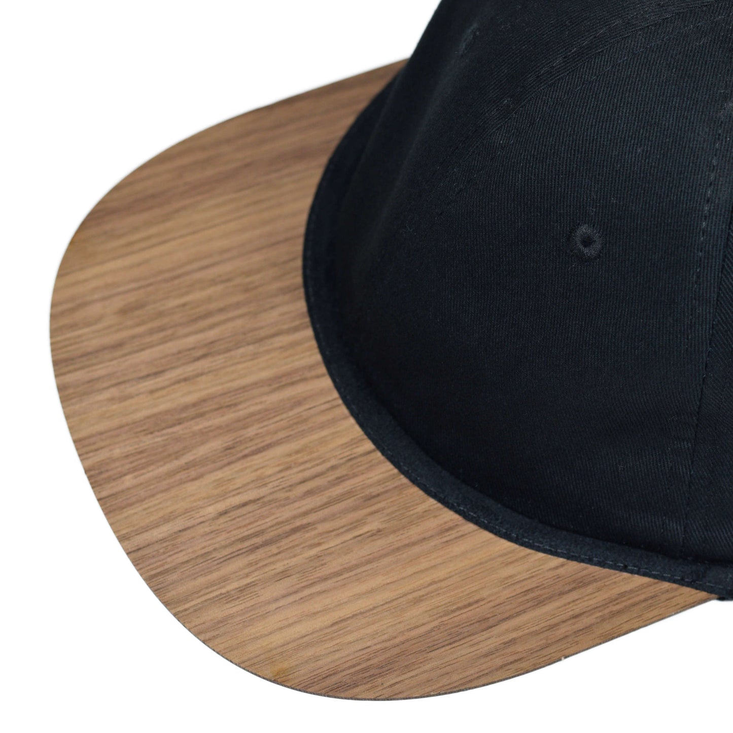 Cap mit Holzschirm aus Bio-Baumwolle