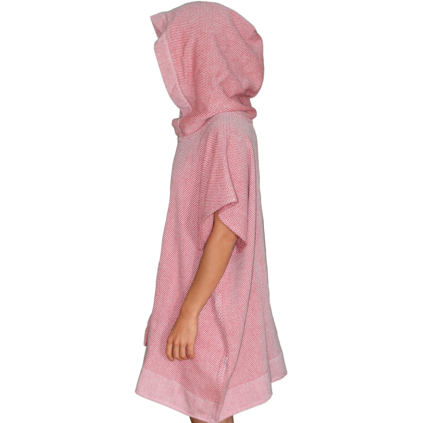 Badeponcho Karo aus Baumwolle