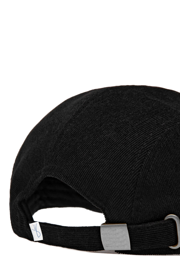 Cord Cap mit Holzschirm aus Bio-Baumwolle
