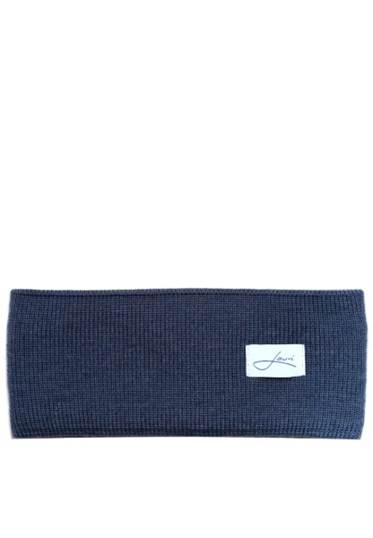 Stirnband jeansblau Merinowolle | fair, bio & eco