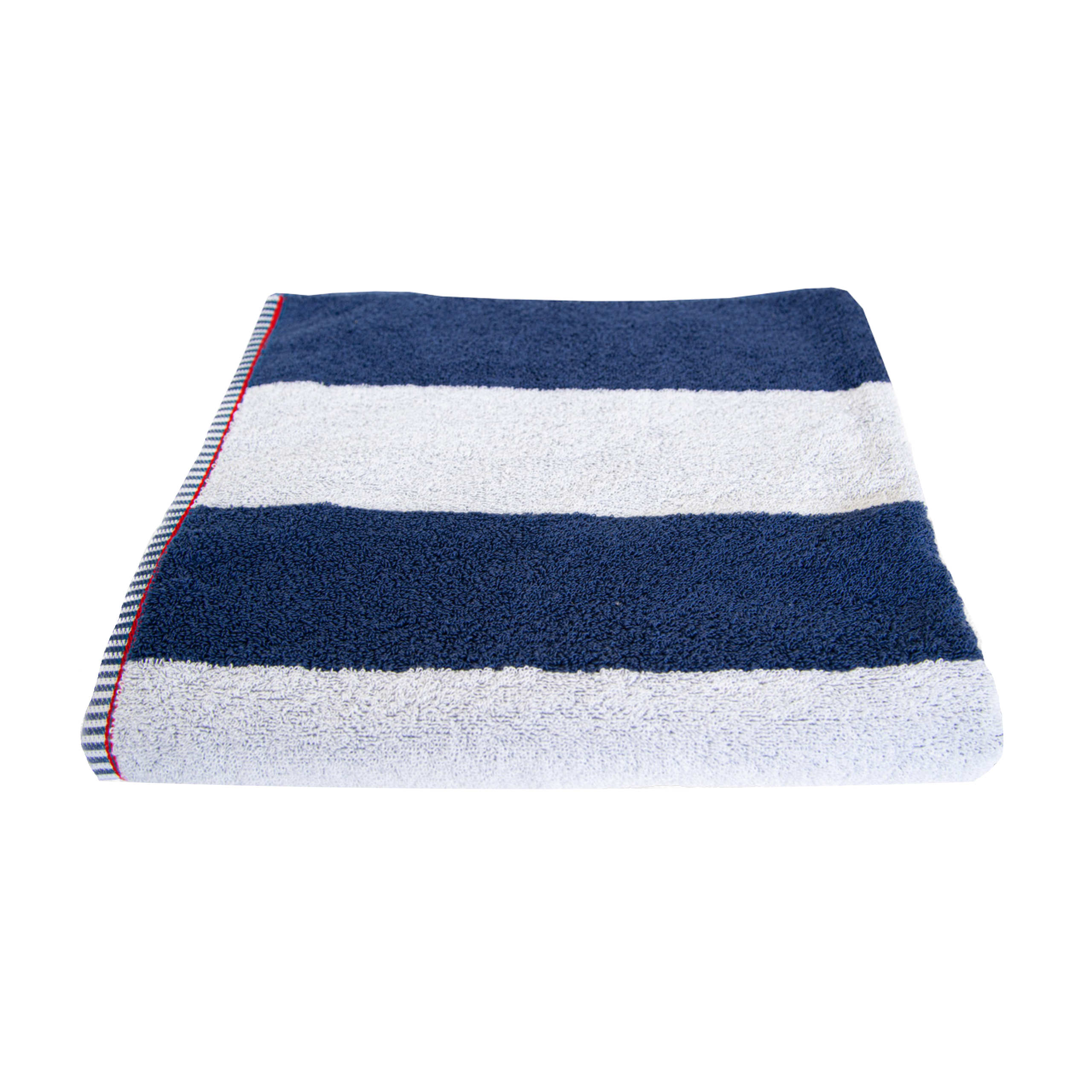 flauschig Baumwolle und pflegeleicht | blau-weiß Lou-i Handtuch gestreift weich, | | (Frottier) Lou-i