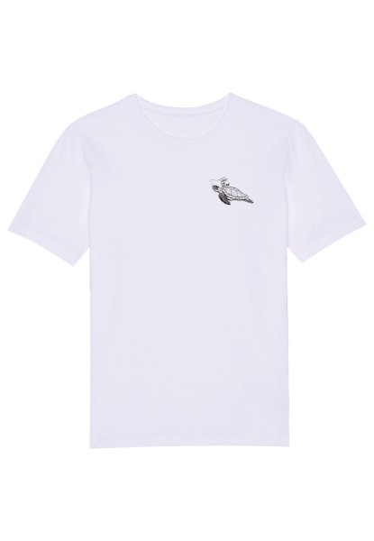 T-Shirt weiß unisex Turtle | fair, bio & eco