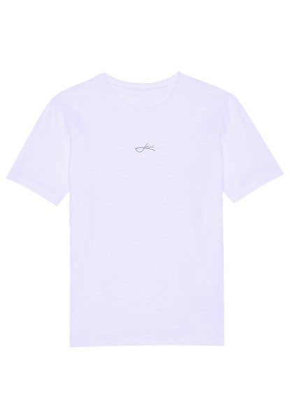 T-Shirt weiß unisex Logo/Wave | fair, bio & eco